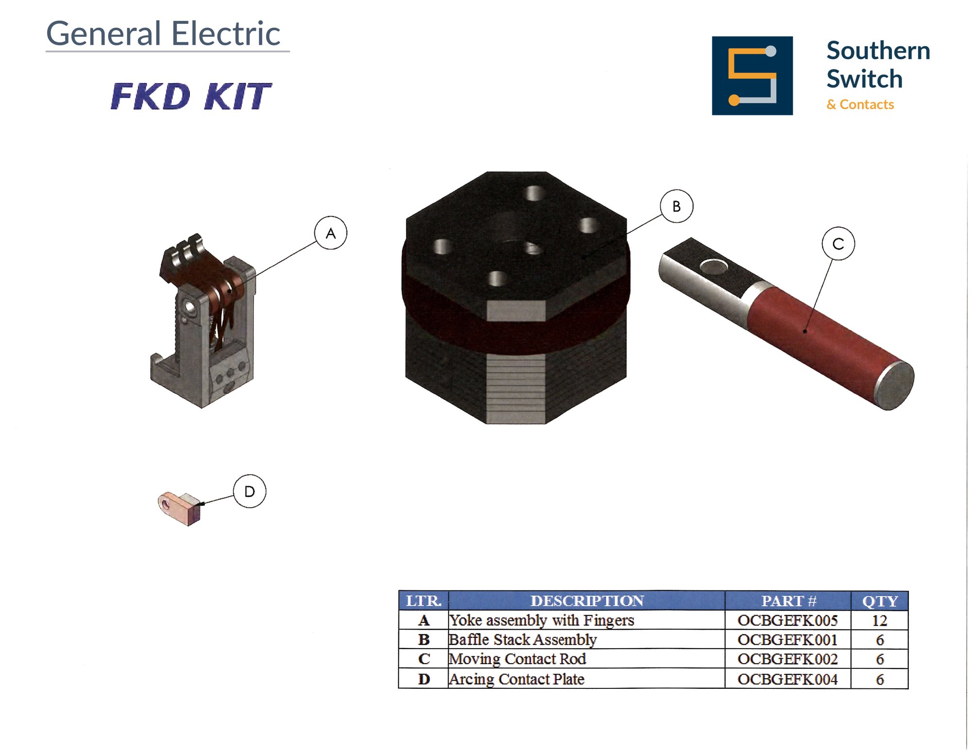 General Electric FKD Kit replacement
